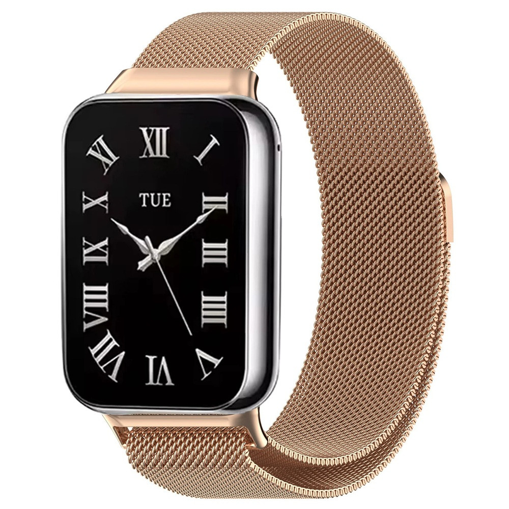 Ремінець для смарт-годинника Xiaomi Redmi Watch 5 / 4 Milanese design Rose gold, фото 1