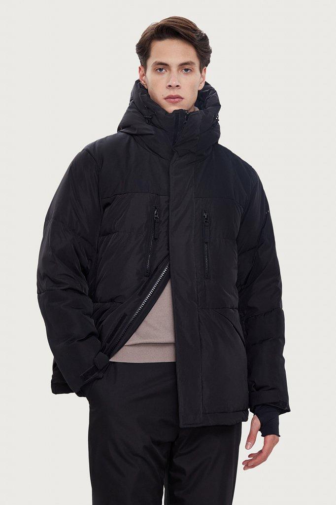 Чоловічий пуховик Finn Flare W20-22026-200 чорний 2XL, фото 1