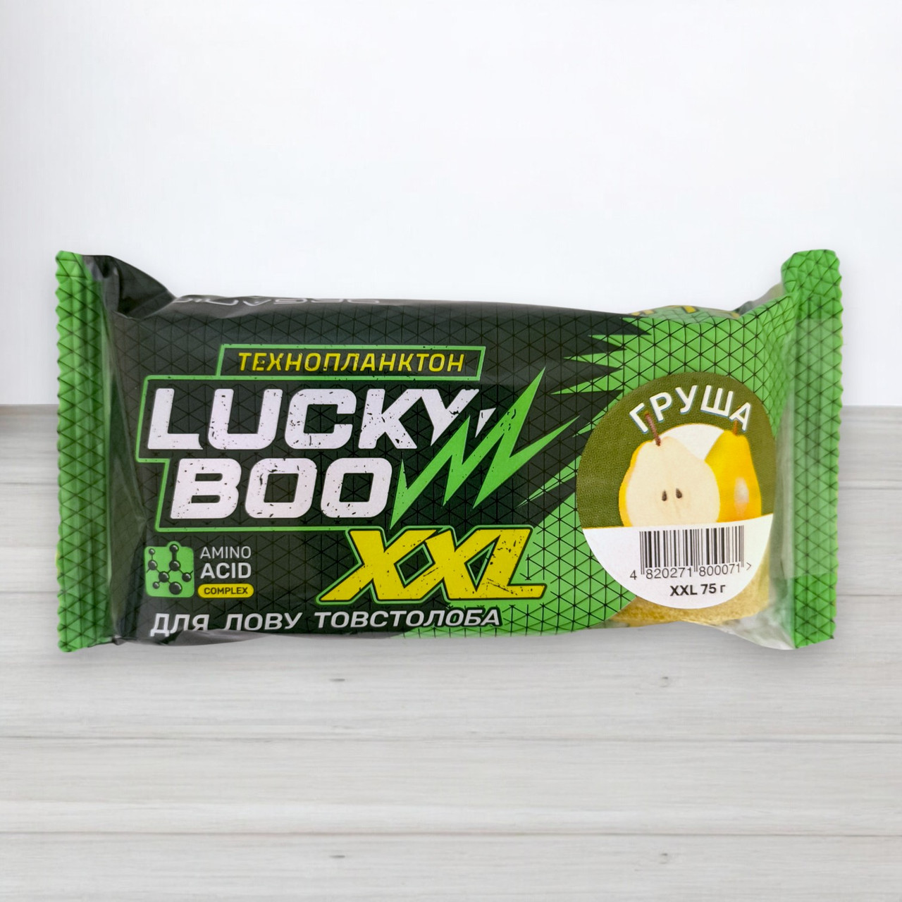 Технопланктон Lucky Boo XXL Fluo, 3шт/уп, 225г, Груша, фото 1