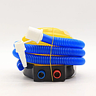 Надувний диван із пуфом і насосом (116х98х83 см), Air Sofa/Надувне крісло для відпочинку, фото 8