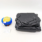 Надувний диван із пуфом і насосом (116х98х83 см), Air Sofa/Надувне крісло для відпочинку, фото 9