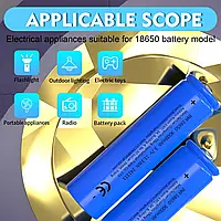 Акумулятори INR 18650, 3000mAh 3.7v. 11,1Wh. 1 шт.