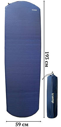 Самонадувний килимок Tramp UTRI-005 Round | Комфортний туристичний каремат, надійний захист від холоду та вологи, фото 1