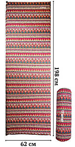 Самонадувний килимок Tramp UTRI-020 Ornament | М'який та комфортний туристичний каремат, надійний захист від холоду та вологи