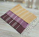 Рушник пештемаль із льону для пляжа сауни лазні хаммама 100 на 180 см, фото 2