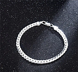 Браслет Pulseiras змійка ланцюг у вигляді змійки стерл. ср. унісекс, фото 2