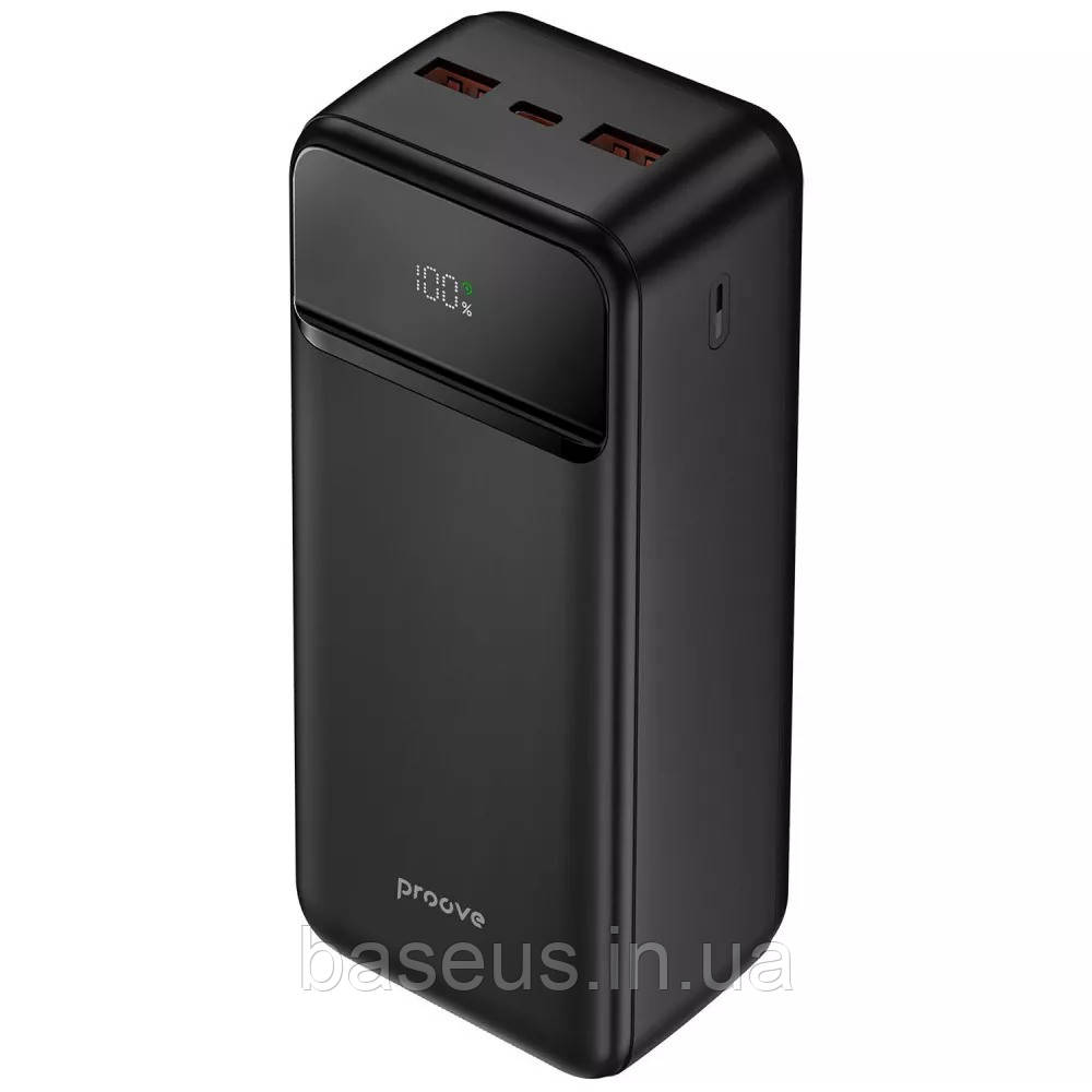 Повербанк зі швидкою зарядкою Proove Illuminator 2 22.5W 30000mAh чорний (PBIP30212201), фото 1