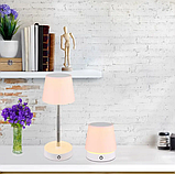 Лампа настільна сенсорна складана HY-8815 9972, біла, фото 7