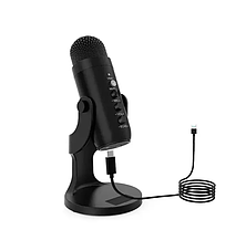 Мікрофон студійний MU900 для блогерів і стримерів, чорний, фото 3