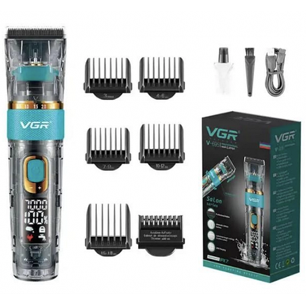Машинка для стриження VGR V-695 3567, прозора, фото 1