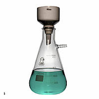 Комплект для вакуумної фільтрації (1 л): воронка Бюхнера + колба Бунзена + манжет Гука + фільтр