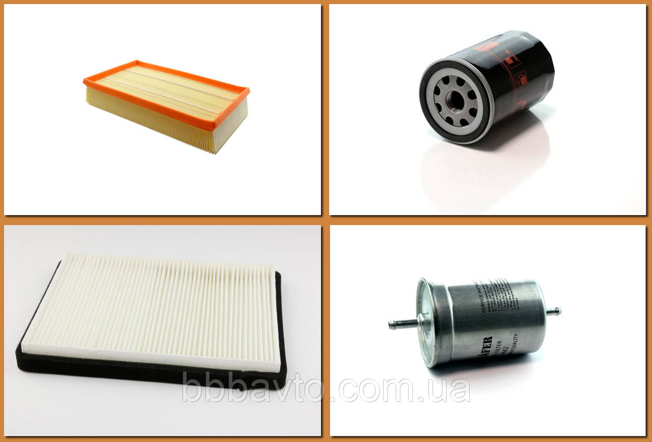 Комплект автомобільних фільтрів Volkswagen Passat B4 Бензин, 1.6 - 1.8 л (1993-1997), фото 1