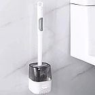 Туалетний йоржик із силіконовою щіткою, що гнуться,/Силіконовий йоржик для унітаза/Ержик для туалету, фото 2