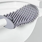 Туалетний йоржик із силіконовою щіткою, що гнуться,/Силіконовий йоржик для унітаза/Ержик для туалету, фото 6