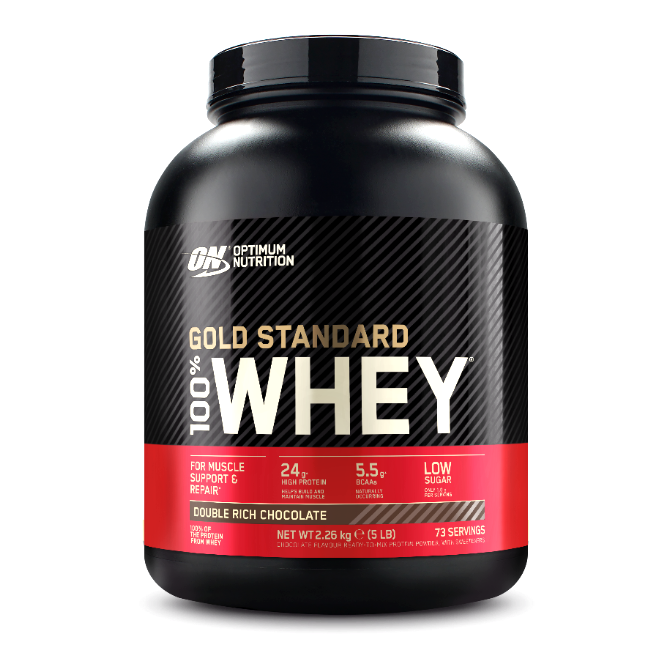 Протеїн сироватковий Optimum Nutrition 100% Whey Gold Standard 2260г / 73 порцій / Double Rich Chocolate