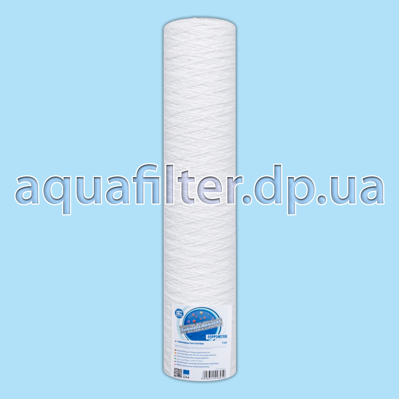 Нитяний картридж Aquafilter FCPP5M20B 5 мкм 20 Big Blue 20BB