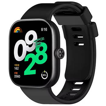 Ремінець силіконовий для фітнес-браслету Xiaomi Smart Band 9Pro / 8Pro Black