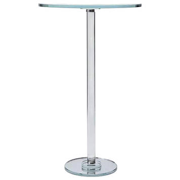 Тортівниця скляна на високій ніжці 30×50 см кругла підставка для торта, капкейків HP-4-87S