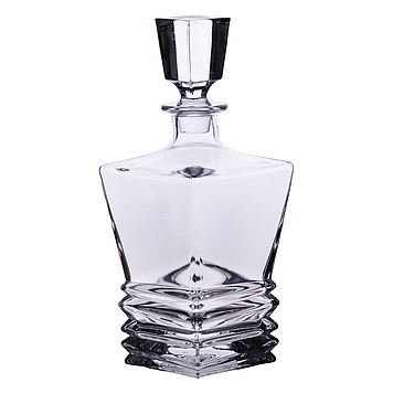 Декантер для віскі 1 літр г 11×11×28 см із пробкою HP-19-34