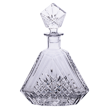 Декантер для віскі 1 літр 18×8×27 см із пробкою HP-19-37