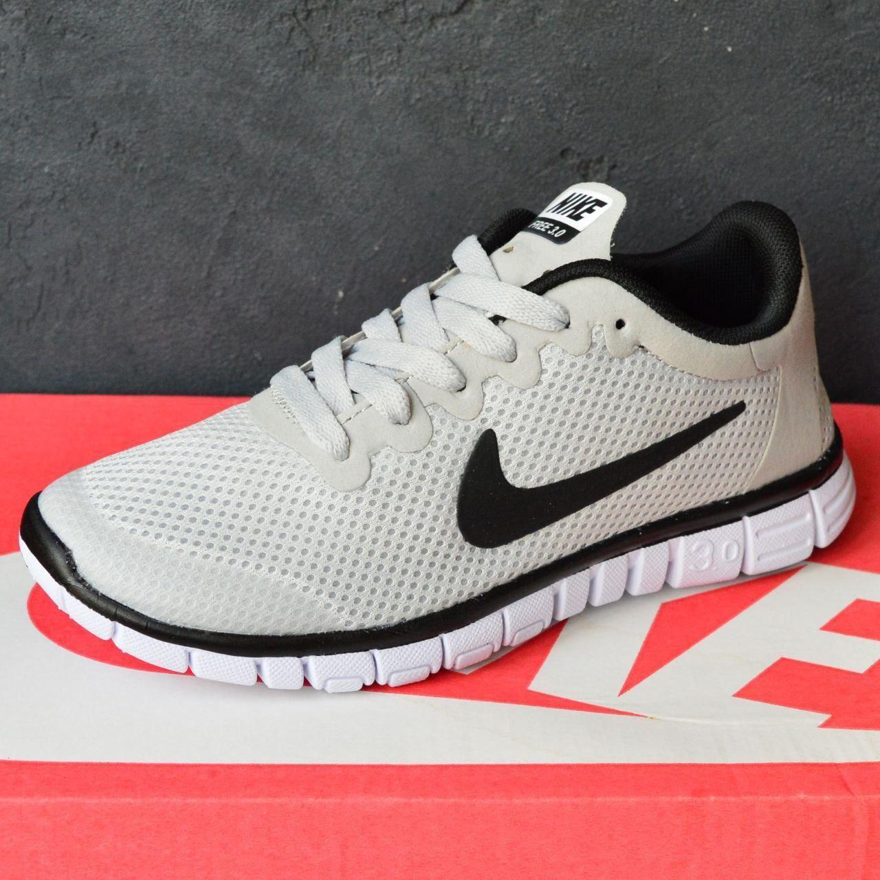 Nike Free Run 3.0 Gray Black 36, фото 1