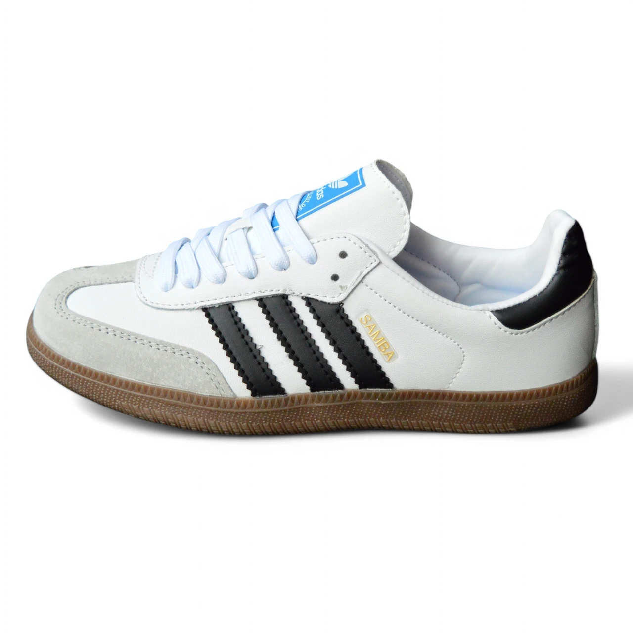 Adidas Samba White Gray, фото 1