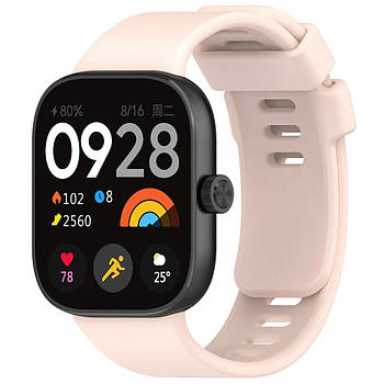 Ремінець силіконовий для фітнес-браслету Xiaomi Smart Band 9Pro / 8Pro Pink