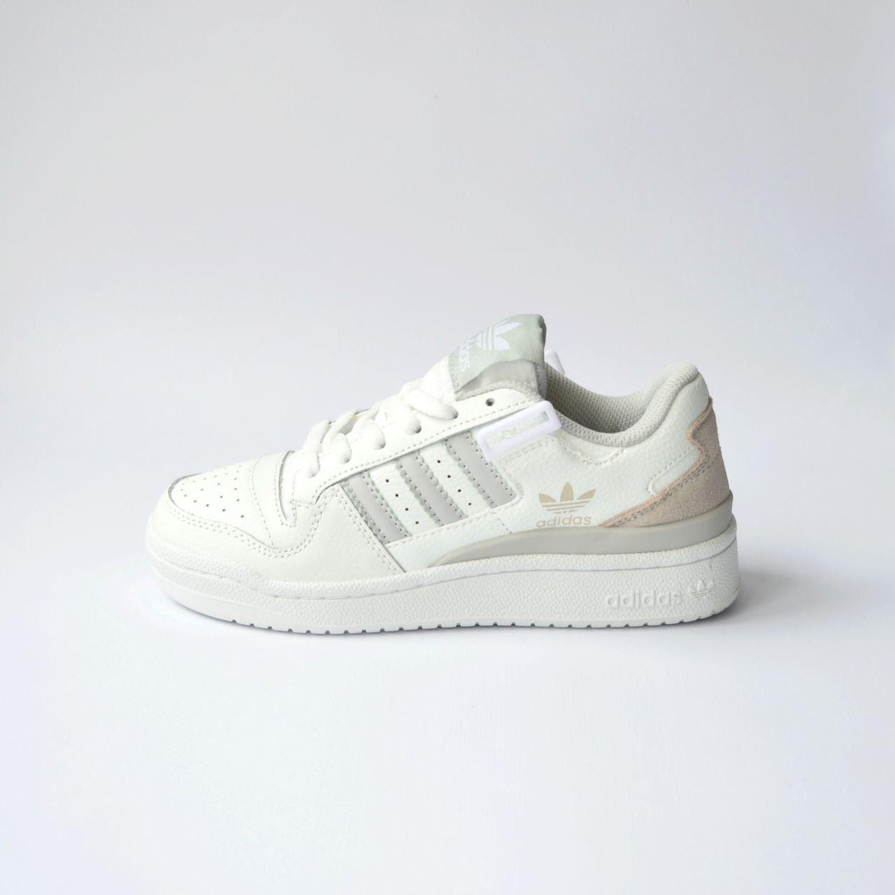 Adidas Forum LOW White Gray, фото 1