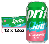 Газований напій Sprite Chill Strawberry Kiwi 355мл, фото 6