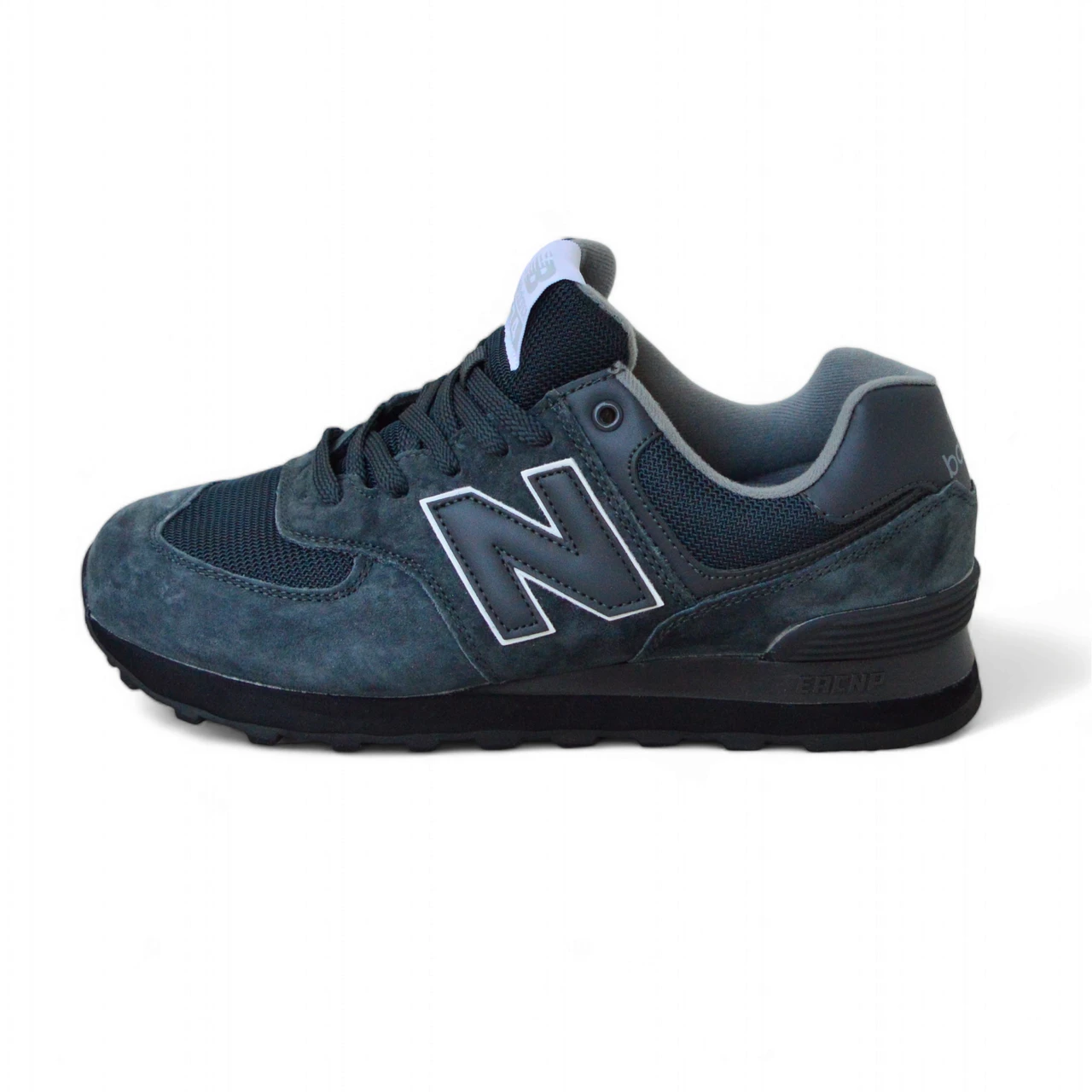 New Balance 574 Gray Black, фото 1