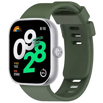 Ремінець силіконовий для фітнес-браслету Xiaomi Smart Band 9Pro / 8Pro Khaki