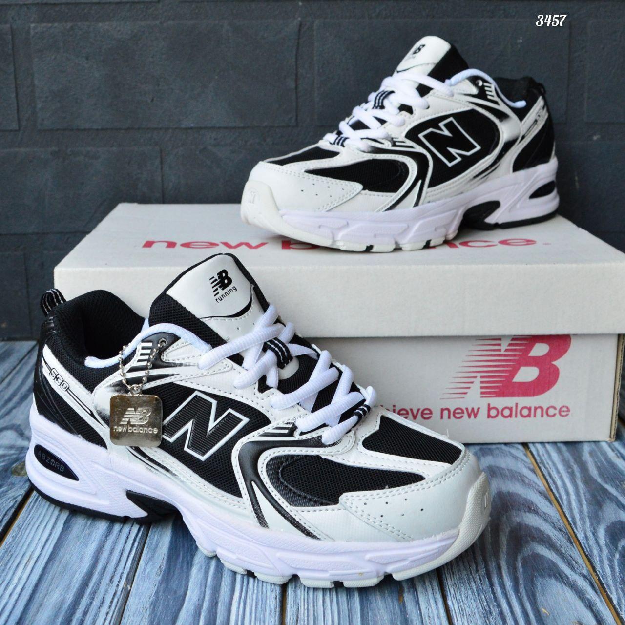 New Balance 530 Running White black, фото 1