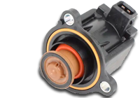 Клапан рециркуляції наддувального повітря турбіни