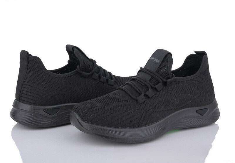 Підліткові кросівки Navigator текстильні на шнурках чорні