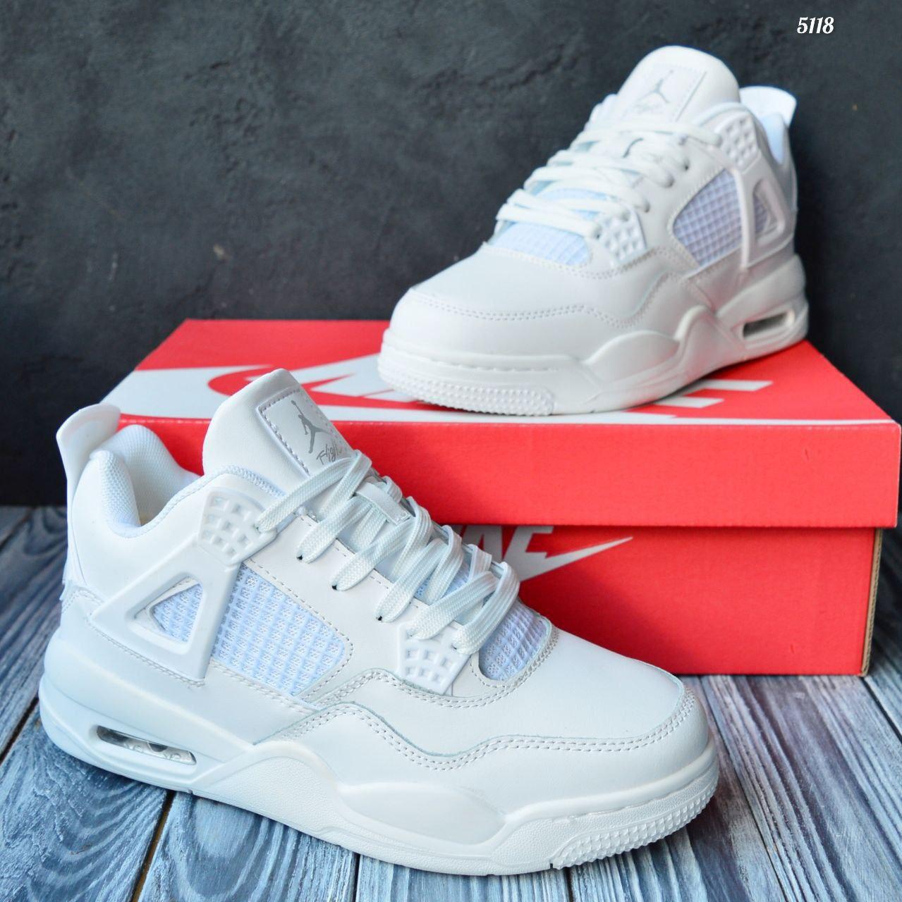 Nike Air Jordan Retro 4 white 36, фото 1