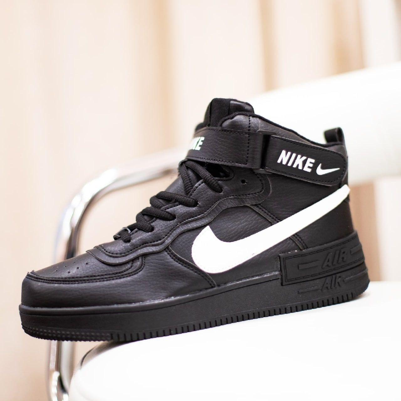 Nike Air Force Shadow Black White, фото 1