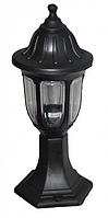 Світильник садово-парковий, ліхтар стовпчик "Country Classic", 40 см, Чорний, Dark Black