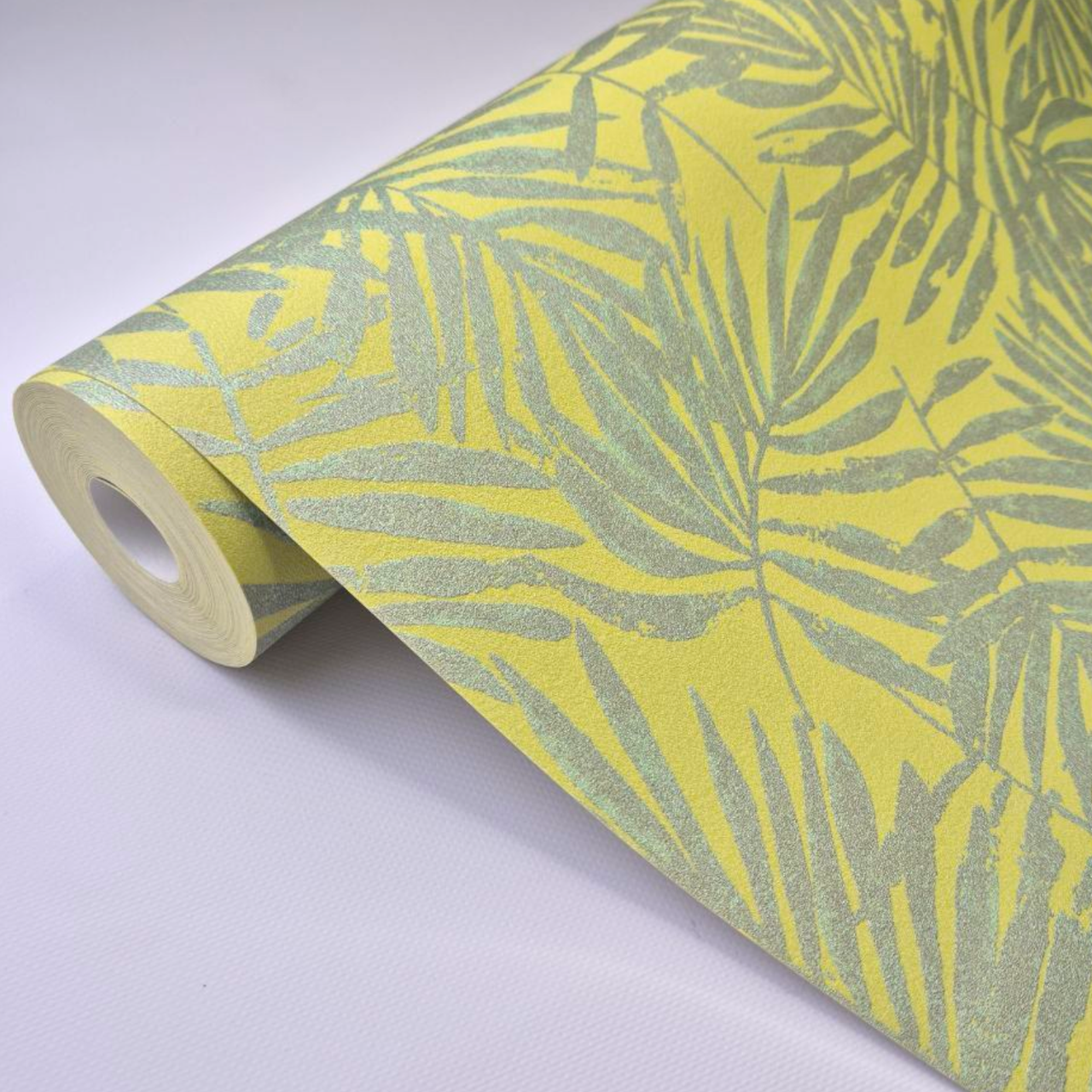 Шпалери вінілові метрові Жовті з малюнком листя Marburg на флізеліновій основі 10.05 × 1,06 31367, фото 1