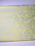 Шпалери вінілові метрові Жовті з малюнком листя Marburg на флізеліновій основі 10.05 × 1,06 31367, фото 5
