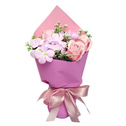 Букет із хризантем, гортензій і троянд Рожеві Мрії