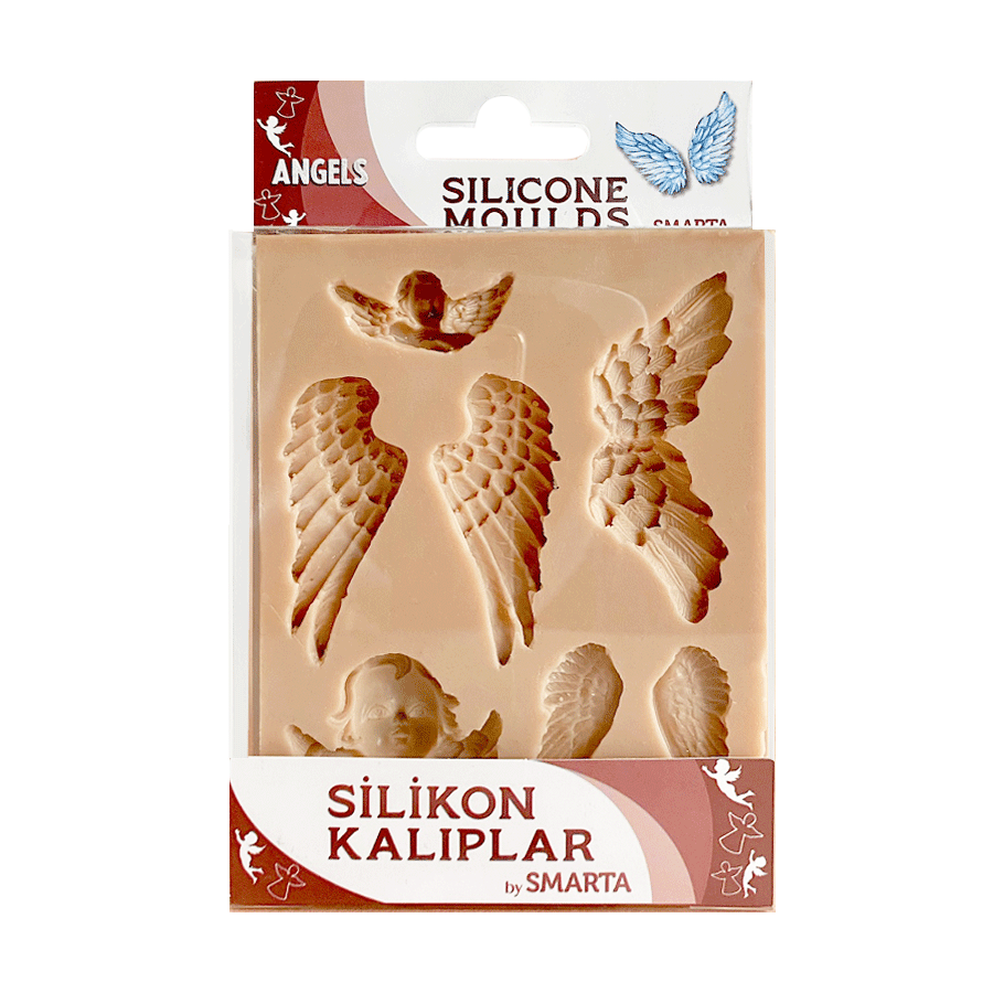 Силіконовий молд Янголи 10,5х13см Smarta