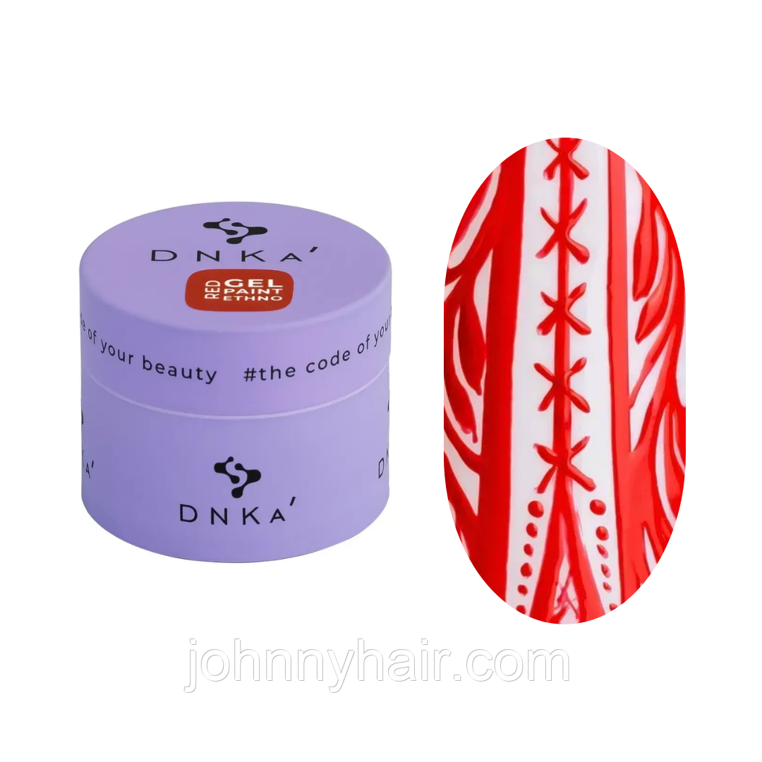 Гель - фарба DNKa Ethno Red 5 мл, фото 1