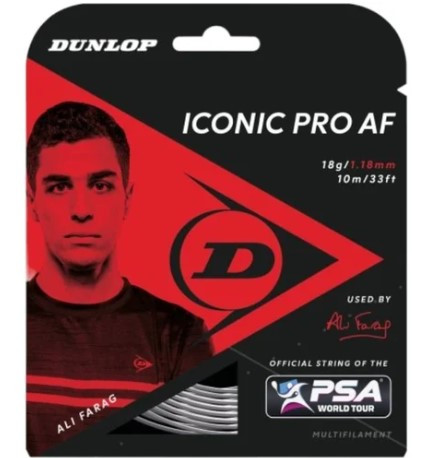 Струна для сквошу Dunlop SAC ICONIC AF 18G 10m