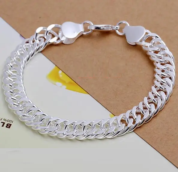 Чоловічий браслет товстий ланцюг стерл. ср. тіффані tiffany, фото 1