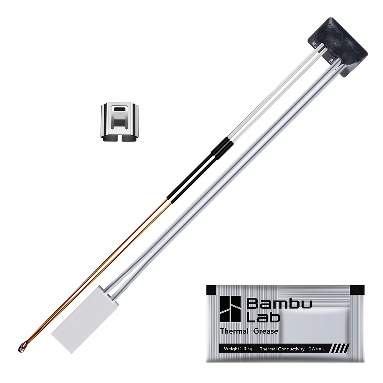 Термістор і Нагрівач сопла 24V 48W для 3Д-принтера Bambu Lab P1 Series (оригінал, FAH001-CT-1)