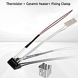 . Ceramic Heater & Thermistor 24V 48W Bambu Lab P1 Series (оригінал, FAH001-CT-1) / Термістор і Нагрівач сопла для 3Д-принтера, фото 3