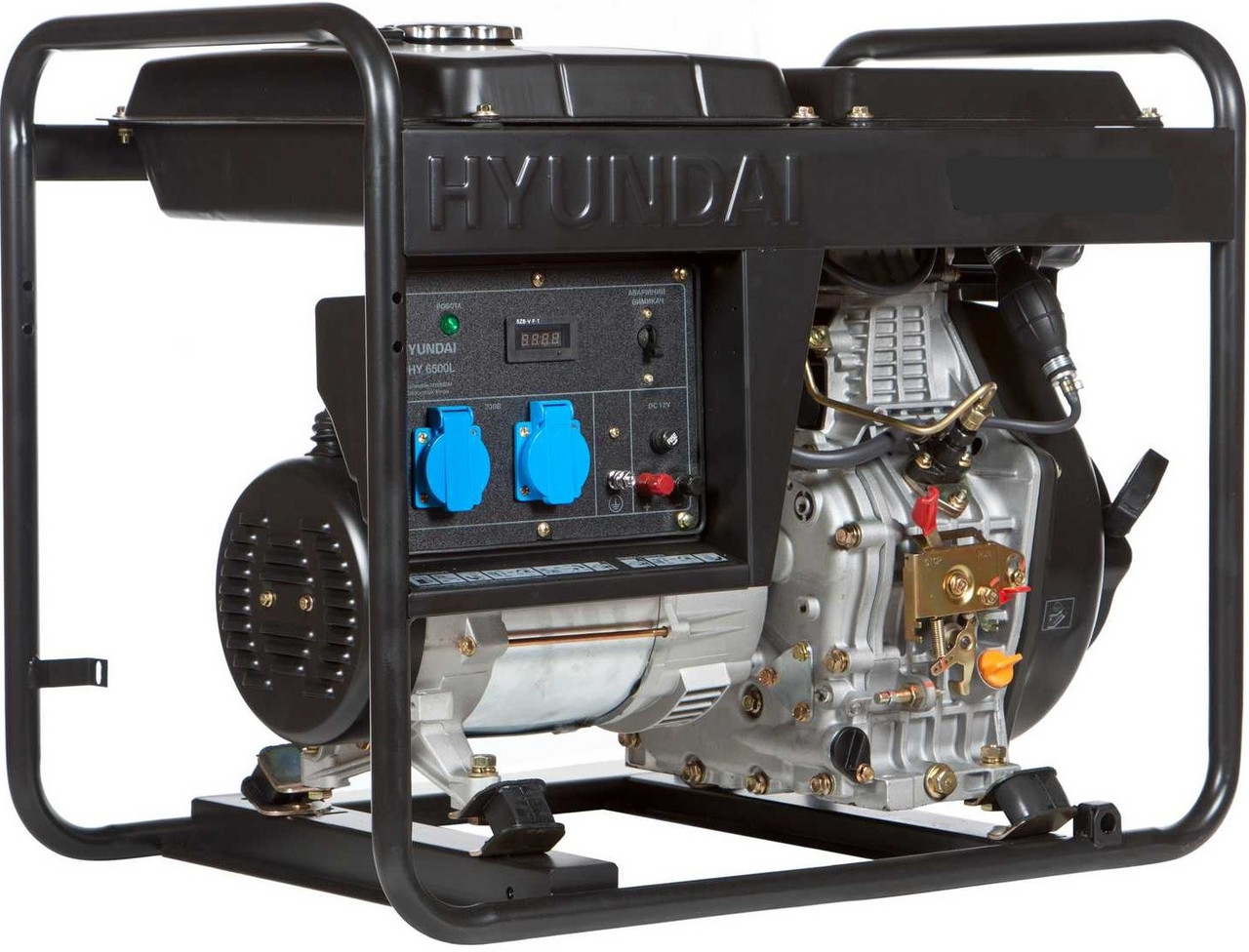 Генератор дизельний Hyundai DHY 6500LE, фото 1