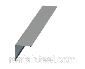 Кут зовнішній глянцевий 100*100 мм RAL 9006 (сірий)