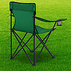 Стілець туристичний складний до 100 кг (80×75×45 см), з чохлом / Крісло для походів / Рибальське крісло, фото 4