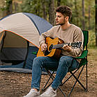 Стілець туристичний складний до 100 кг (80×75×45 см), з чохлом / Крісло для походів / Рибальське крісло, фото 3